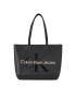 Calvin Klein Jeans Táska Sculpted Shopper29 Mono K60K610276 Fekete - Pepit.hu