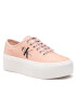 Calvin Klein Jeans Teniszcipő Cupsole Flatform Laceup Low Txt YW0YW00766TKY Rózsaszín - Pepit.hu