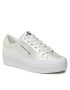 Calvin Klein Jeans Teniszcipő Vulc Flatform Laceup Ny Pearl Wn YW0YW01037 Fehér - Pepit.hu