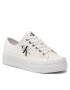 Calvin Klein Jeans Teniszcipő Vulcanozed Flatform Laceup Co YW0YW00254 Fehér - Pepit.hu