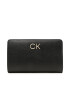 Calvin Klein Nagy női pénztárca Re-Lock Bifold French Wallet Pbl K60K610962 Fekete - Pepit.hu