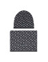 Calvin Klein Sál és sapka szett New Monogram Beanie + Scarf K60K608787 Fekete - Pepit.hu