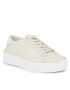 Calvin Klein Sportcipő Flatform Cupsole Lace Up-Epi Mn HW0HW01670 Fehér - Pepit.hu