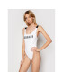 Calvin Klein Swimwear Női fürdőruha Scoop Back KW0KW01235 Fehér - Pepit.hu