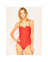 Calvin Klein Swimwear Női fürdőruha Structured Bandeau KW0KW00973 Piros - Pepit.hu