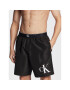 Calvin Klein Swimwear Úszónadrág Long Waistband KM0KM00859 Fekete Regular Fit - Pepit.hu