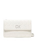 Calvin Klein Táska Re-Lock Dbl Crossbody Bag Perf K60K609399 Fehér - Pepit.hu