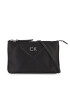 Calvin Klein Táska Re-Lock Quilt Crossbody - Satin K60K611299 Fekete - Pepit.hu