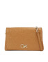 Calvin Klein Táska Re-Lock Shoulder Bag Md - Emb K60K611061 Barna - Pepit.hu