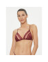 Calvin Klein Underwear Bralette melltartó 000QF7498E Bordó - Pepit.hu