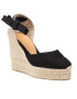 Castañer Espadrilles Carina/8ED/001 020961-100 Fekete - Pepit.hu