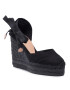 Castañer Espadrilles Carina C/8ED/001 020966-100 Fekete - Pepit.hu