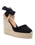 Castañer Espadrilles Chiara/8ED/001 020992-100 Fekete - Pepit.hu