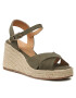 Castañer Espadrilles Thea Jute/002 Zöld - Pepit.hu