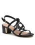 Coach Szandál Edina Leather Sandal C4340 Fekete - Pepit.hu