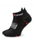 Compressport Rövid unisex zoknik Pro Racing Socks v4.0 Ultralight Run Low XU00051B Fekete - Pepit.hu