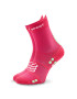 Compressport Unisex Magasszárú Zokni Pro Racing Socks v4.0 Run High XU00046B Rózsaszín - Pepit.hu