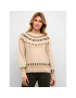 Cream Sweater Crcherry Knit 10610568 Bézs Loose Fit - Pepit.hu