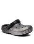 Crocs Papucs Classic Glitter Lined Clog 205842 Ezüst - Pepit.hu