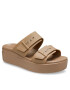 Crocs Szandál Brooklyn Low Wedge Sandal W 207431 Khaki - Pepit.hu