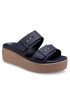 Crocs Szandál Brooklyn Low Wedge Sandal W 207431 Sötétkék - Pepit.hu