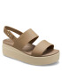 Crocs Szandál Brooklyn Low Wedge W 206453 Khaki - Pepit.hu