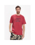 DC Póló Pigment Dye ADYZT05223 Piros Relaxed Fit - Pepit.hu