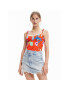 Desigual Body 23SWQW06 Narancssárga Slim Fit - Pepit.hu