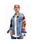 Desigual Farmer kabát 23SWED28 Kék Oversize - Pepit.hu