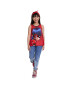 Desigual Felső Dots 20SGTK84 Piros Regular Fit - Pepit.hu