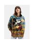 Desigual Pulóver DISNEY Happy 22WWSK16 Színes Relaxed Fit - Pepit.hu