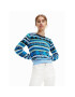 Desigual Sweater Rainforest 23SWJF27 Kék Regular Fit - Pepit.hu