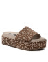 DKNY Papucs Platform Slide K4161794 Barna - Pepit.hu