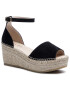 Eva Minge Espadrilles EM-14-05-000103 Fekete - Pepit.hu