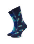 Funny Socks Unisex Magasszárú Zokni Peacooks SM1/65 Sötétkék - Pepit.hu