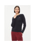 Gant Sweater Stretch Cotton Cable C-Neck 4800100 Sötétkék Slim Fit - Pepit.hu