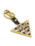 Guess Kulcstartó Leather Triangle Keyring RW7420 P2201 Arany - Pepit.hu