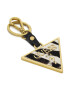 Guess Kulcstartó Leather Triangle Keyring RW7420 P2201 Arany - Pepit.hu