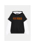 Guess Pulóver L3YQ00 KA6R3 Fekete Regular Fit - Pepit.hu