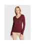 Guess Sweater Pascale W2BR52 Z2NQ2 Bordó Regular Fit - Pepit.hu