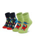 Happy Socks 2 pár hosszú szárú gyerek zokni KDIN45-6500 Színes - Pepit.hu