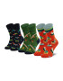 Happy Socks 3 pár uniszex hosszú szárú zokni SXDGW08-0200 Piros - Pepit.hu