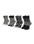 Happy Socks 4 pár hosszú szárú unisex zokni XCBW09-9100 Fekete - Pepit.hu