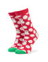 Happy Socks Unisex Magasszárú Zokni BDS01-4300 Piros - Pepit.hu