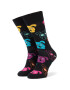 Happy Socks Unisex Magasszárú Zokni DOG01-9001 Fekete - Pepit.hu