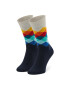 Happy Socks Unisex Magasszárú Zokni FAD01-6450 Sötétkék - Pepit.hu