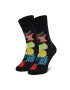 Happy Socks Unisex Magasszárú Zokni FRU01-9300 Fekete - Pepit.hu