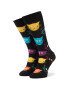 Happy Socks Unisex Magasszárú Zokni MJA01-9001 Fekete - Pepit.hu