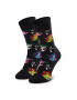 Happy Socks Unisex Magasszárú Zokni TIG01-9300 Fekete - Pepit.hu