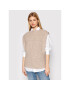 Hugo Sweater Soremetty 50462711 Bézs Relaxed Fit - Pepit.hu